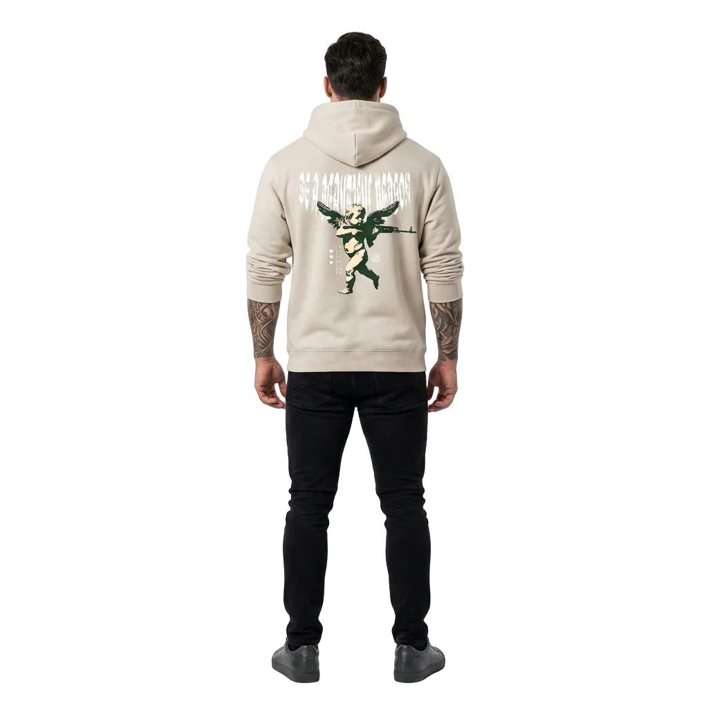 CUPID SNIPER HOODIE BONE